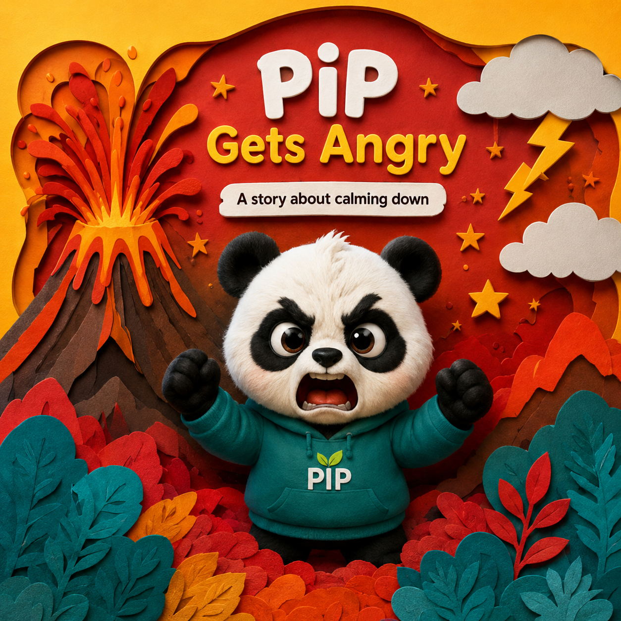 PIP Gets Angry — a PIP storybook cover